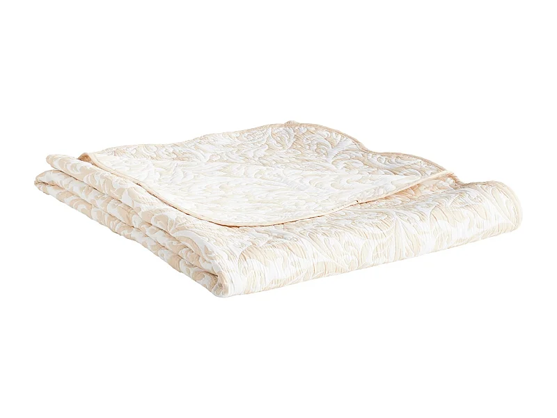 Couvre-lit Sulani Beige Polyester Coton 200x220