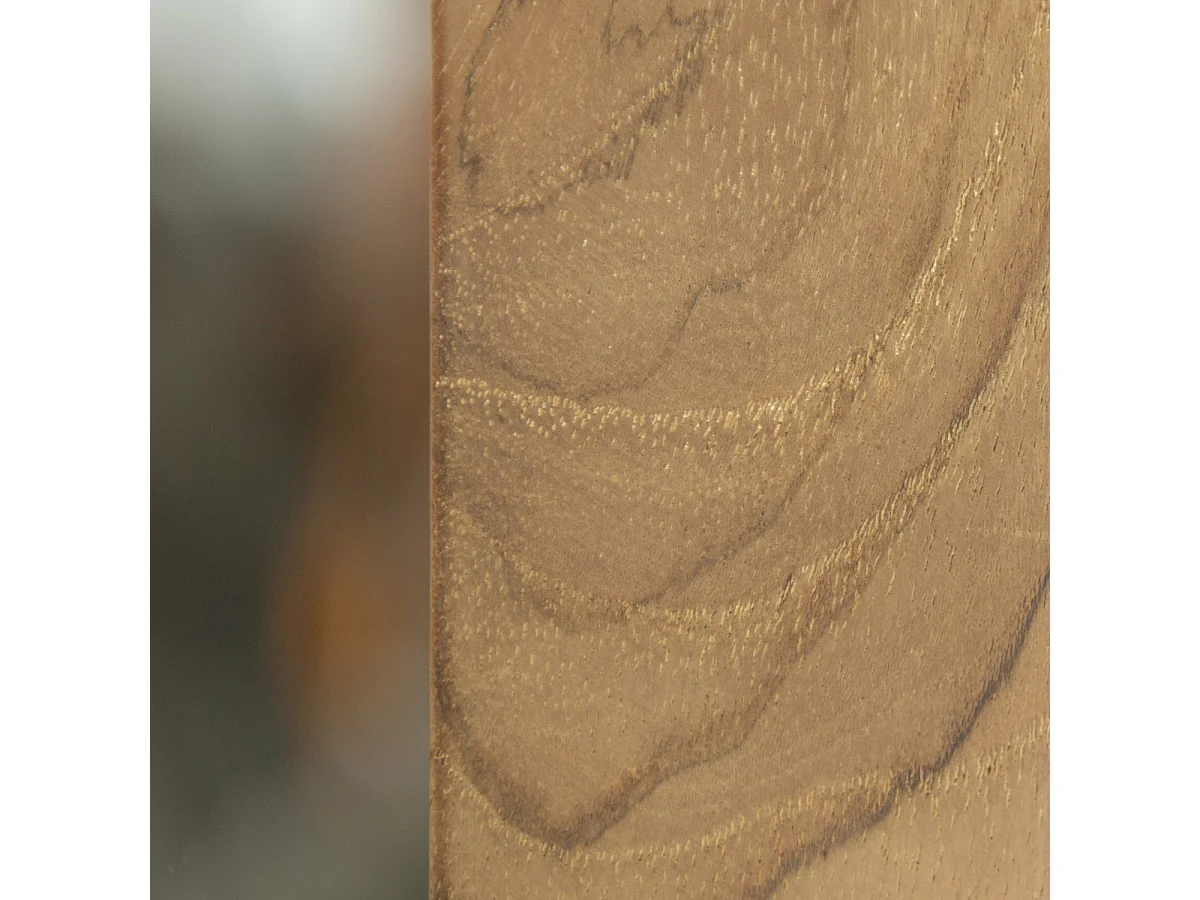 Badezimmerspiegel Wandspiegel Spiegel 100x50 Bad massivem Teakholz Teak massiv