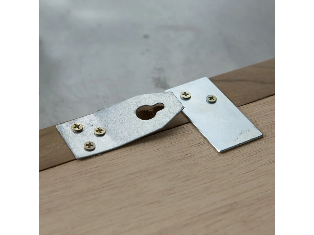 Badezimmerspiegel Wandspiegel Spiegel 100x50 Bad massivem Teakholz Teak massiv