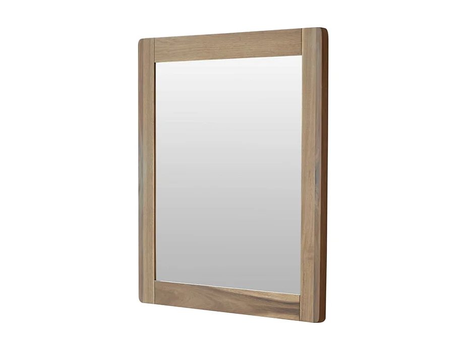 Spiegel aus massivem Akazienholz 55,5x50 Lila