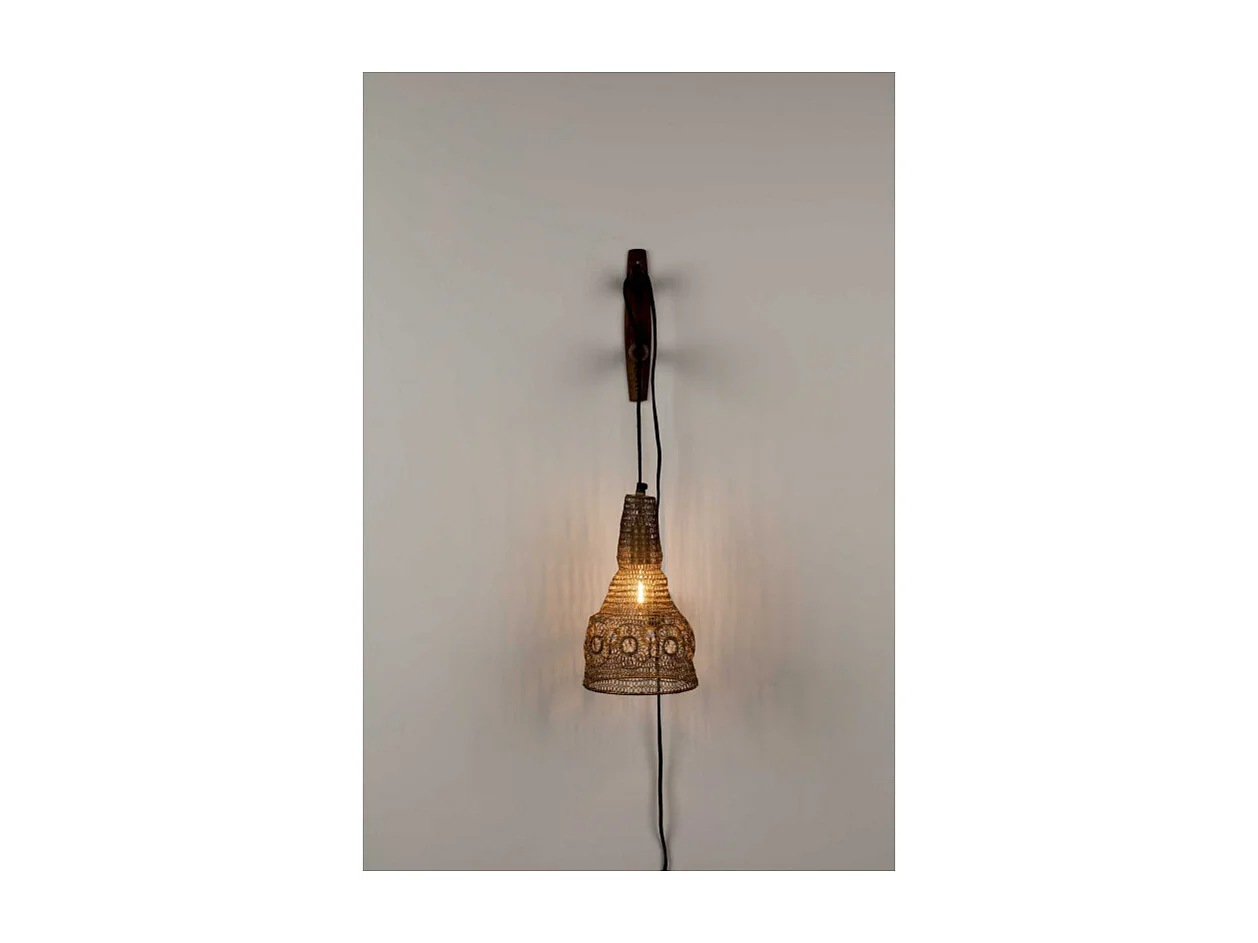 Lampe murale suspendu en métal maille Alen - Boite a design