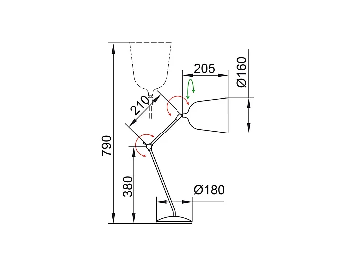Lampe à poser Mekano lt design