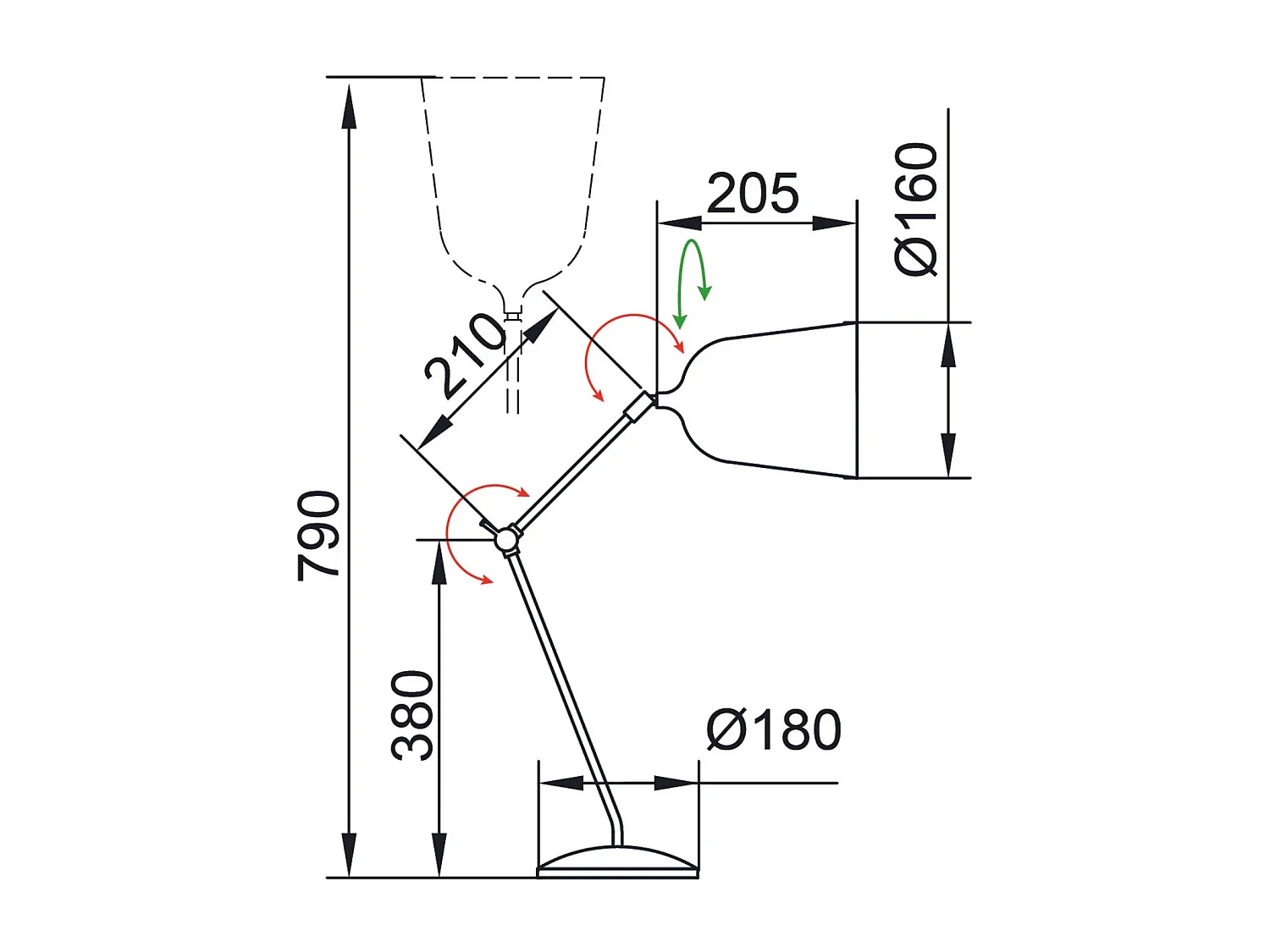 Lampe à poser Mekano lt design