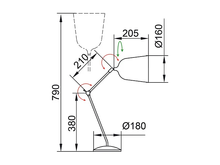 Lampe à poser Mekano lt design