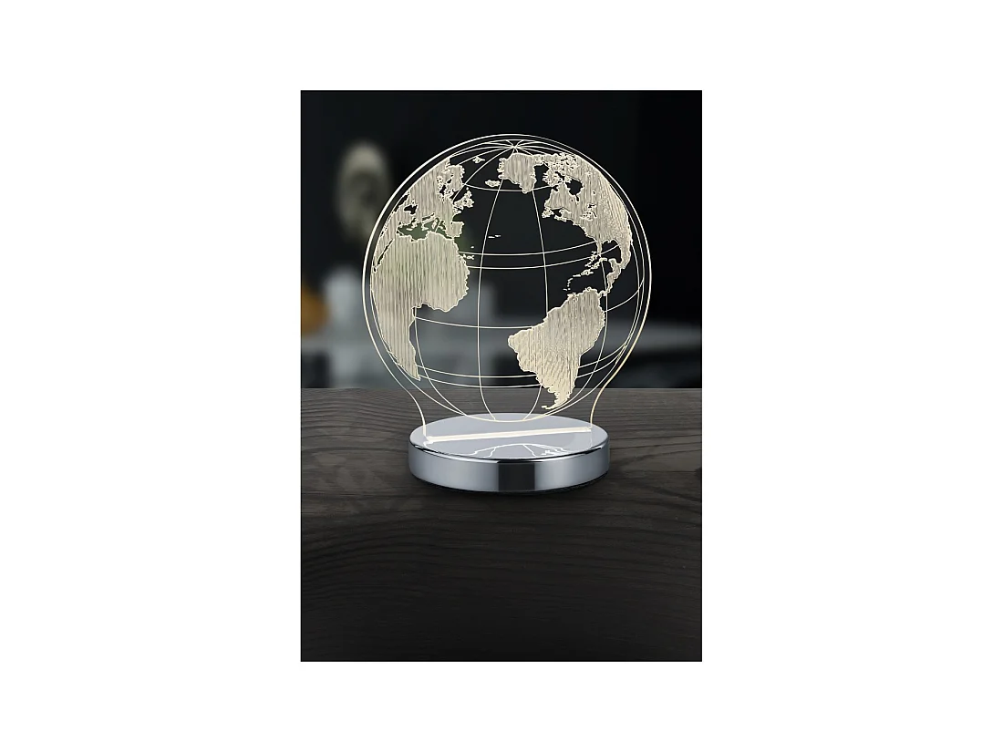 Tafellamp GLOBE - 0x0x20 cm - Grijs