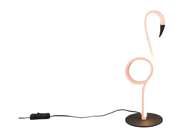 Lampe à poser led Flamant Rose Ingo