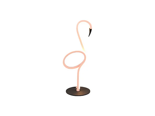 Lampe à poser led Flamant Rose Ingo