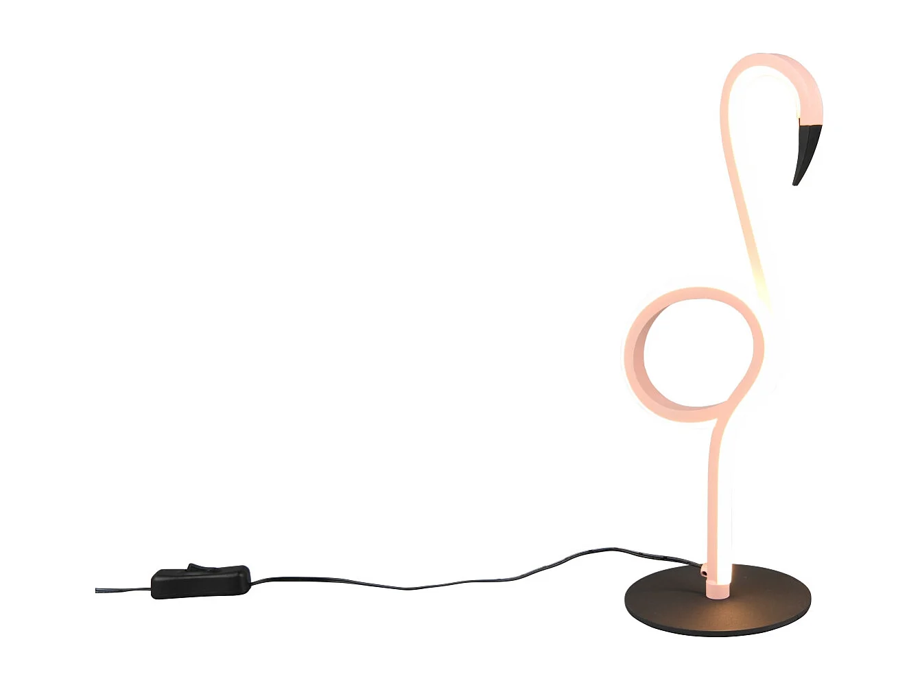 Lampe à poser led Flamant Rose Ingo