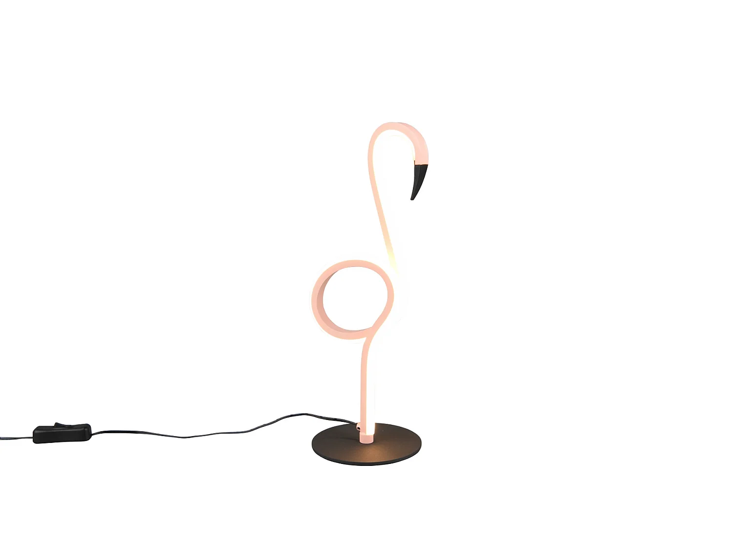 Lampe à poser led Flamant Rose Ingo