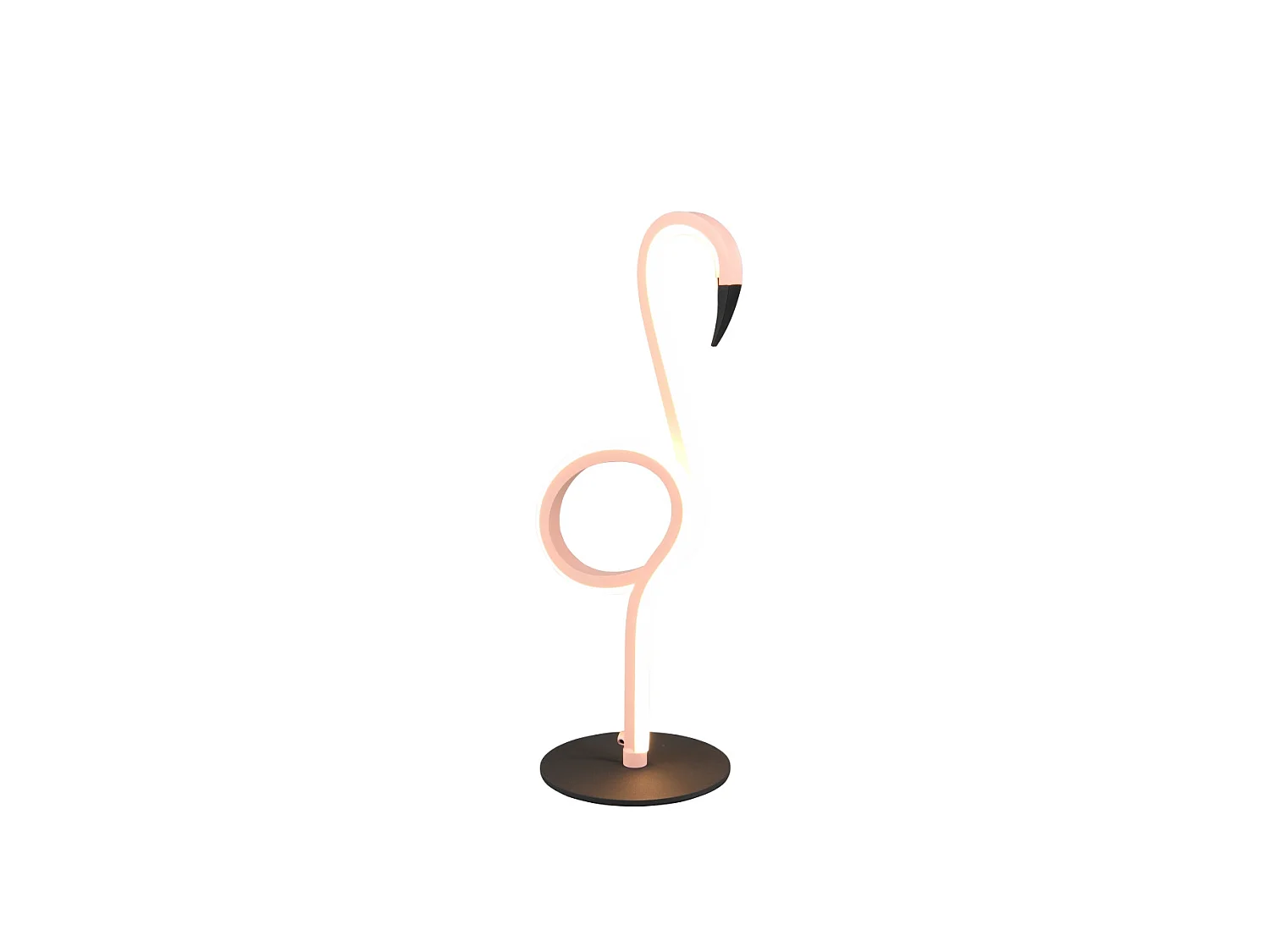 Lampe à poser led Flamant Rose Ingo