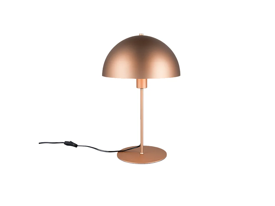 Lampada da tavolo, metallo, caffè, 30x45x30 cm, Nola