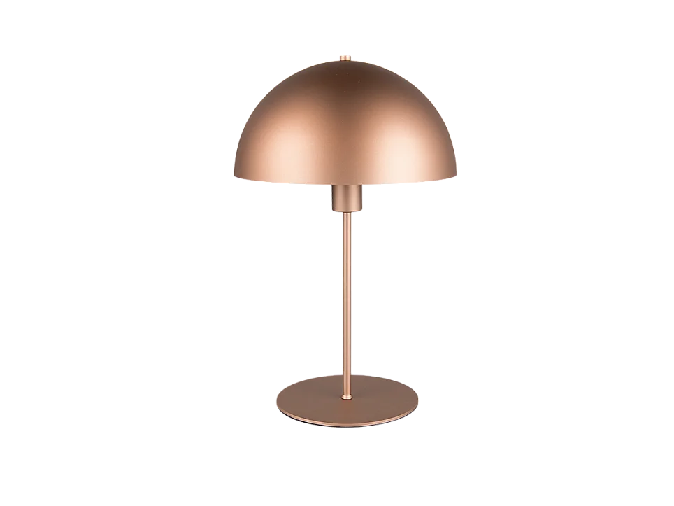 Lampada da tavolo, metallo, caffè, 30x45x30 cm, Nola