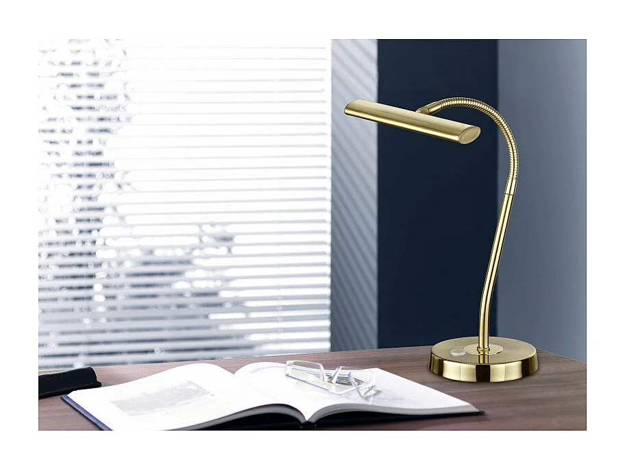 Lampe à poser en métal flexible Curtis