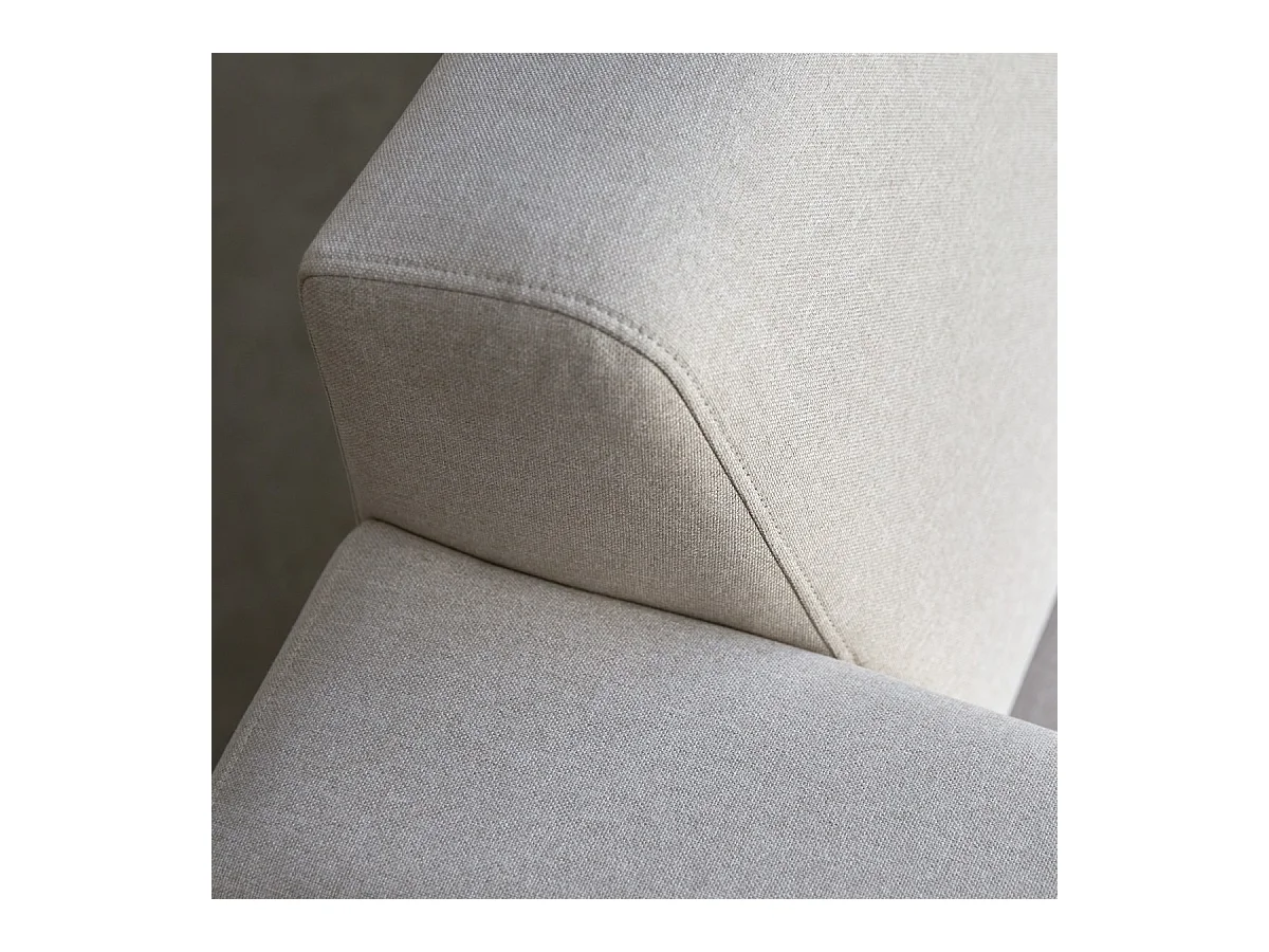 3-Sitzer-Sofa mit ecrufarbenem Stoffbezug ,3-Sitzer