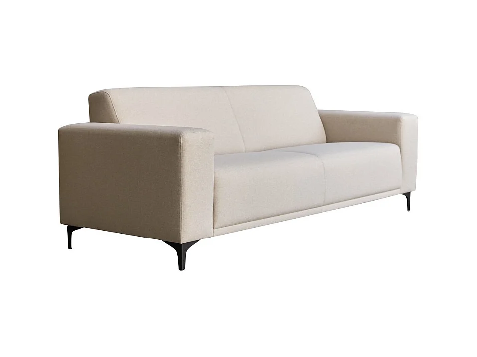3-Sitzer-Sofa mit ecrufarbenem Stoffbezug ,3-Sitzer