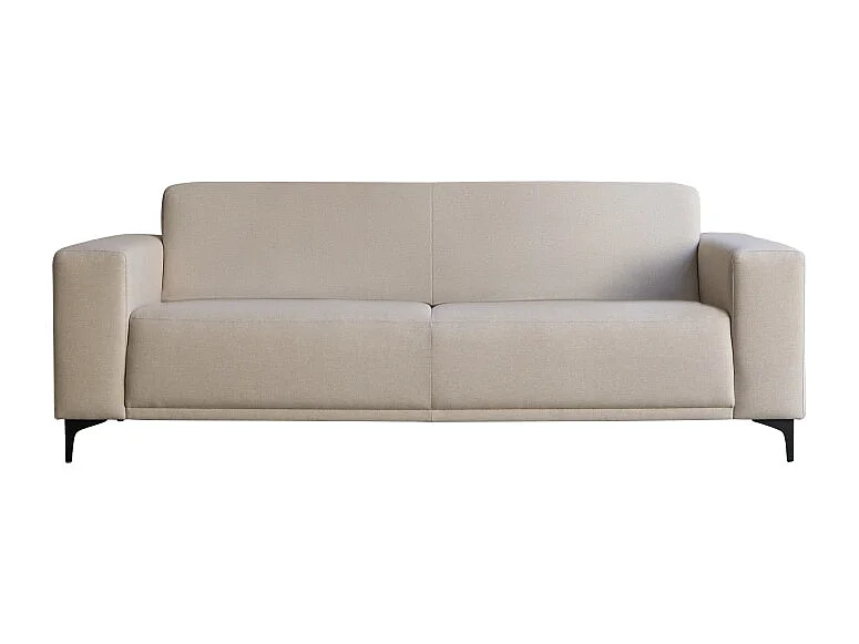 3-Sitzer-Sofa mit ecrufarbenem Stoffbezug ,3-Sitzer