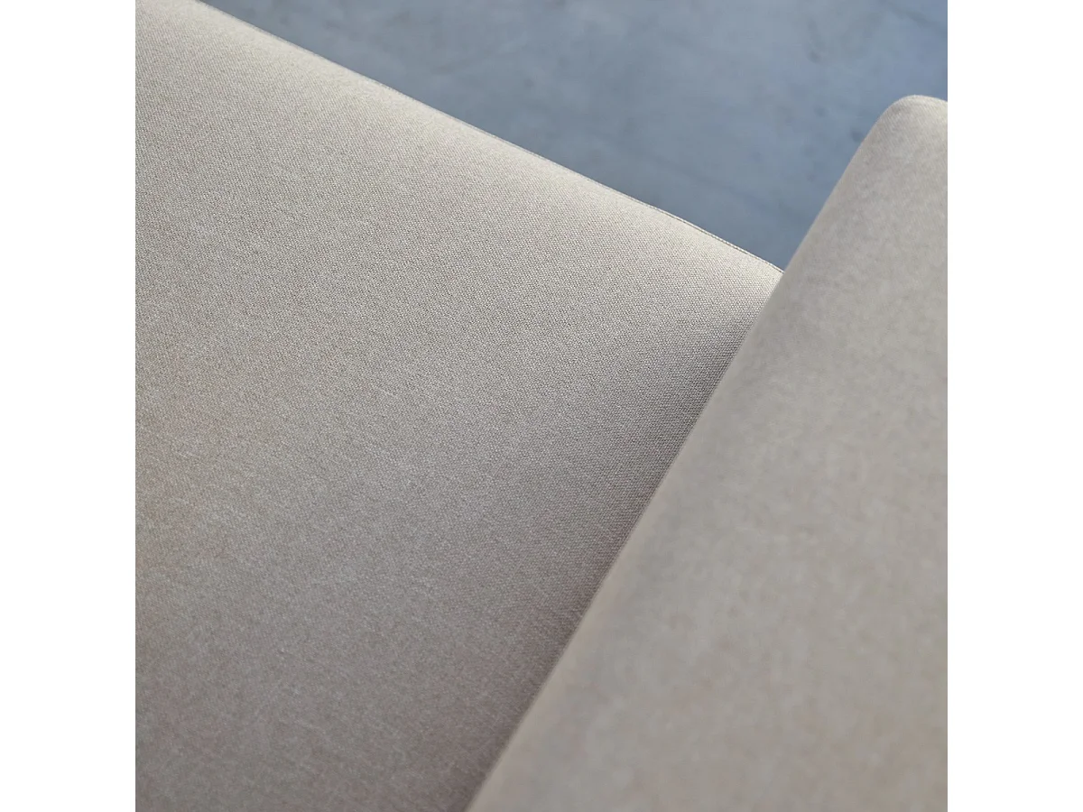 3-Sitzer-Sofa mit ecrufarbenem Stoffbezug ,3-Sitzer