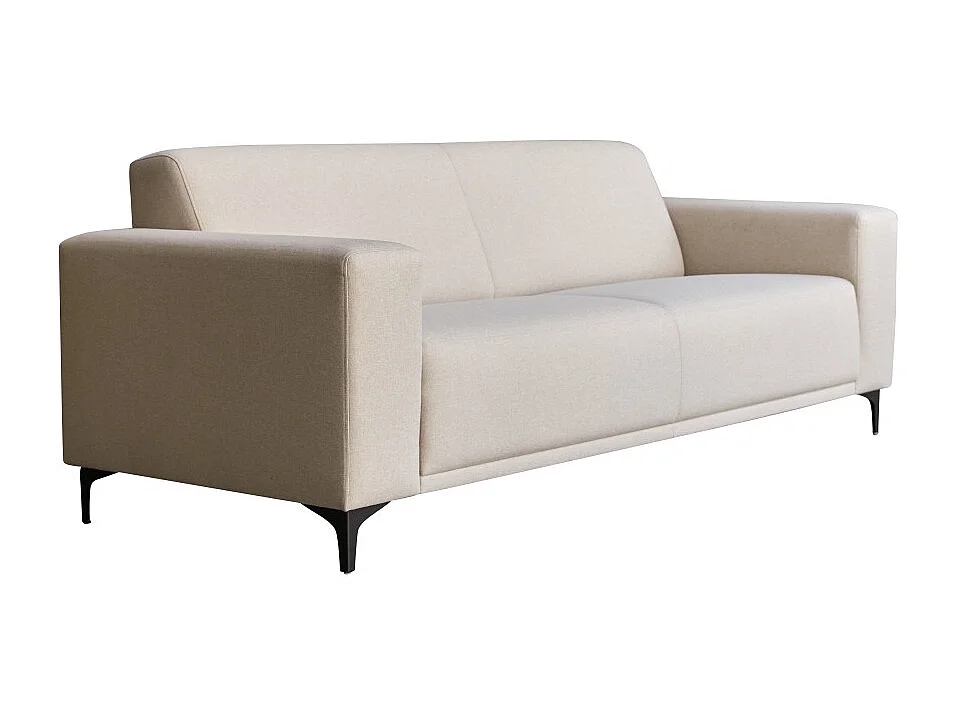 3-Sitzer-Sofa mit ecrufarbenem Stoffbezug ,3-Sitzer