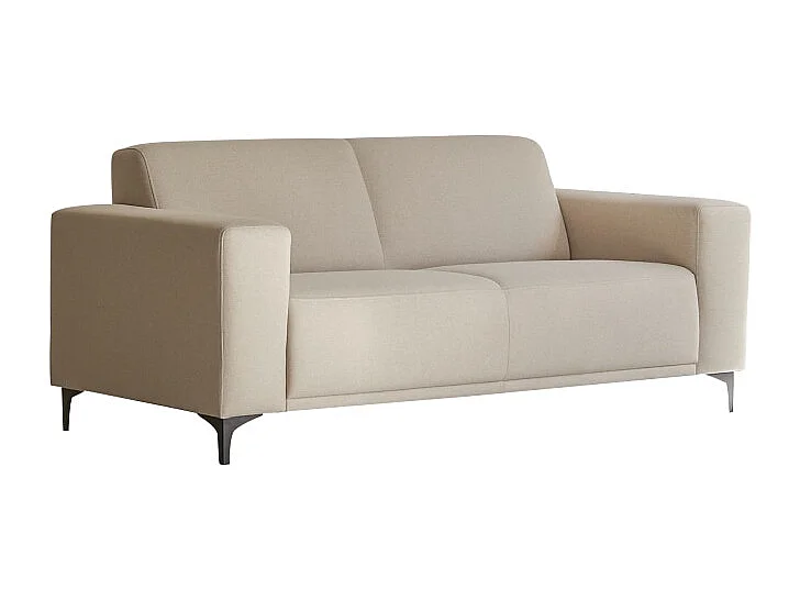 2,5-Sitzer-Sofa Lars mit ecrufarbenem Stoffbezug