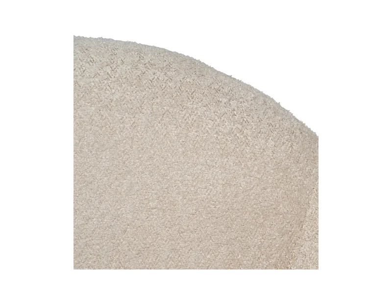 Canapé nuage en tissu bouclette beige, assise moelleuse et design cocon – TERRAR