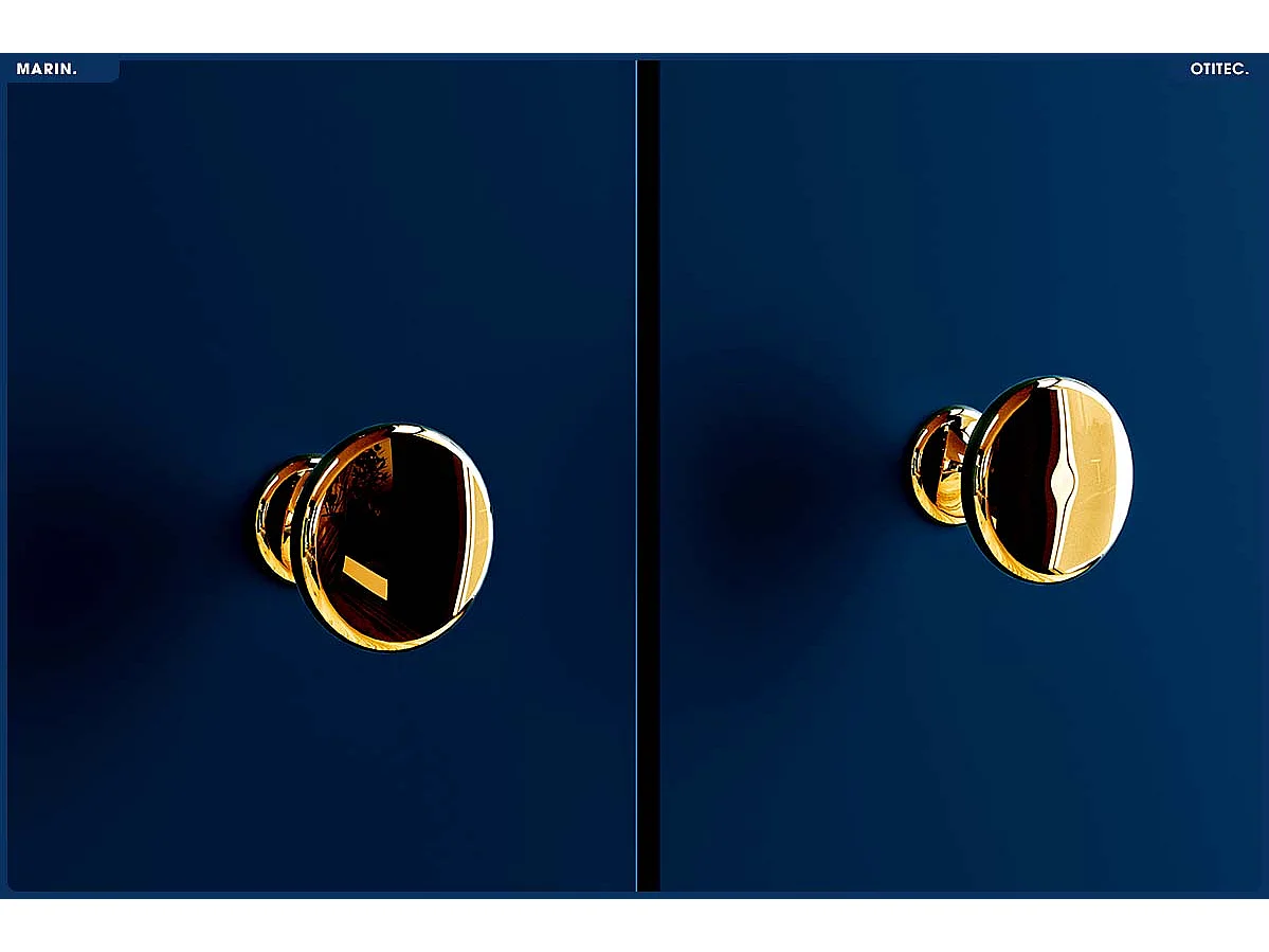 Armoire Vitrine - H.150 x L.92 x P.40 cm - MARIN