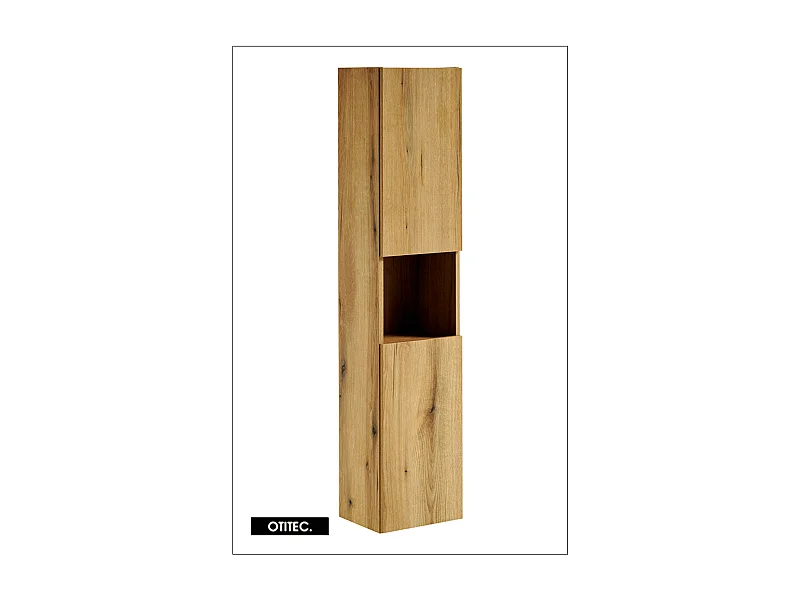 Colonne de salle de bain - 140 cm - Oak - 2 portes - VOLTA