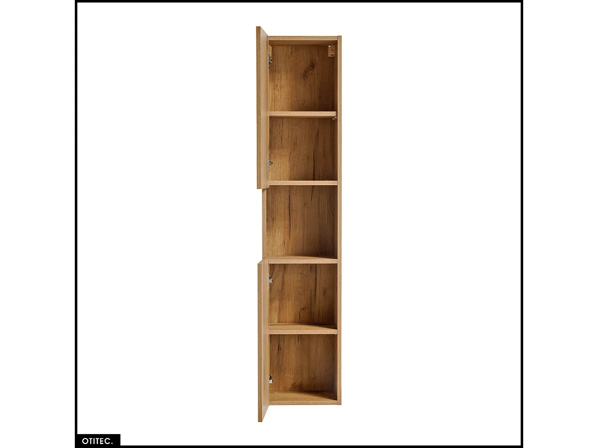 Colonne de salle de bain - 140 cm - Oak - 2 portes - VOLTA