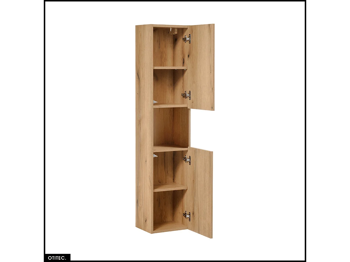 Colonne de salle de bain - 140 cm - Oak - 2 portes - VOLTA