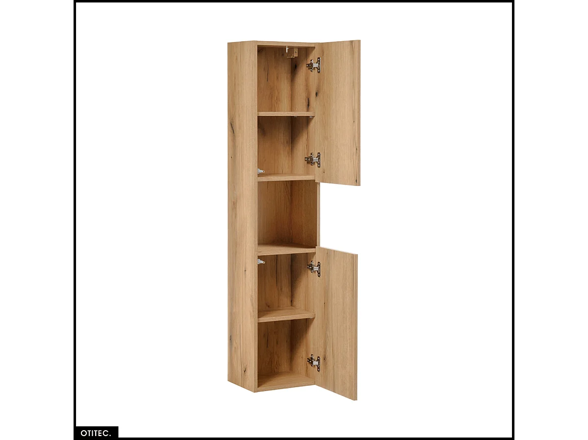 Colonne de salle de bain - 140 cm - Oak - 2 portes - VOLTA