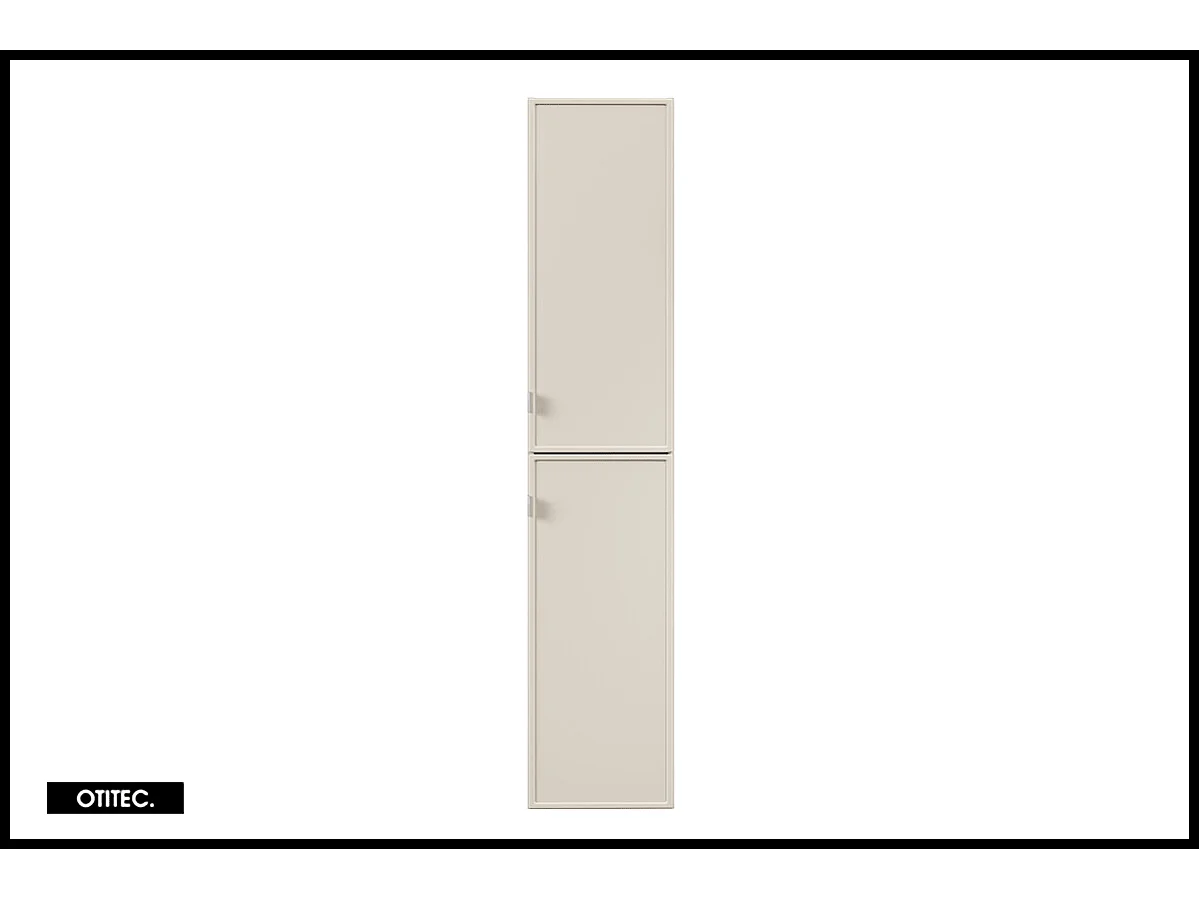 Colonne de salle de bain - 170 cm - Cachemire Mat - 2 portes - ASTRA