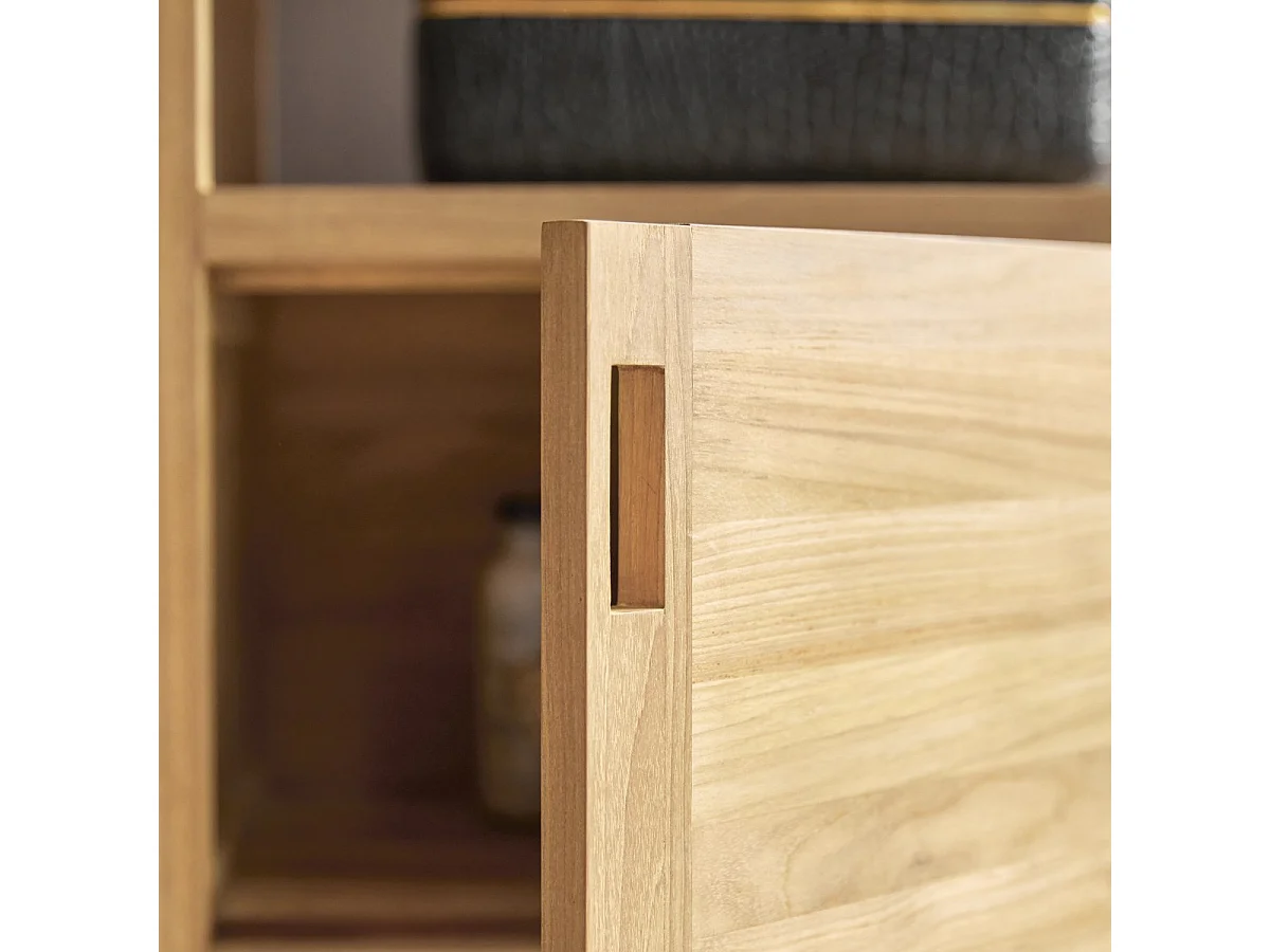 Hochschrank aus Teakholz 140 Arty