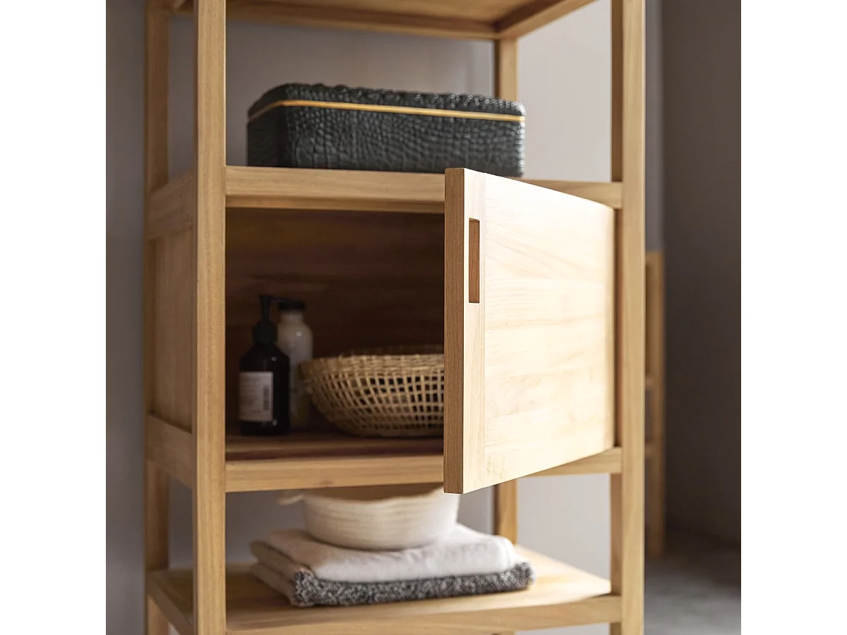 Hochschrank aus Teakholz 140 Arty