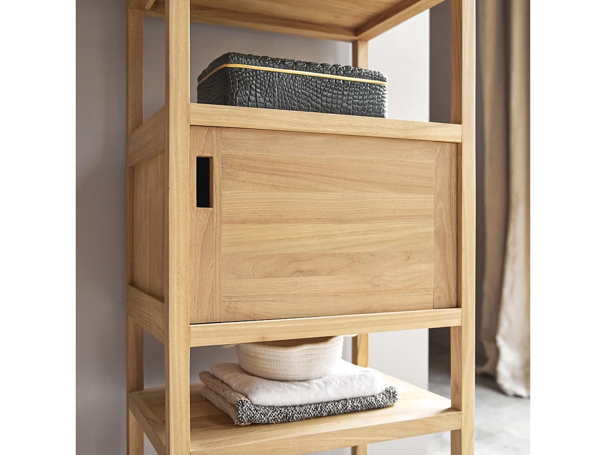 Hochschrank aus Teakholz 140 Arty