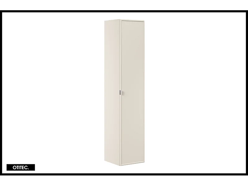 Colonne de salle de bain - 140 cm - Cachemire Mat - 1 porte - ASTRA