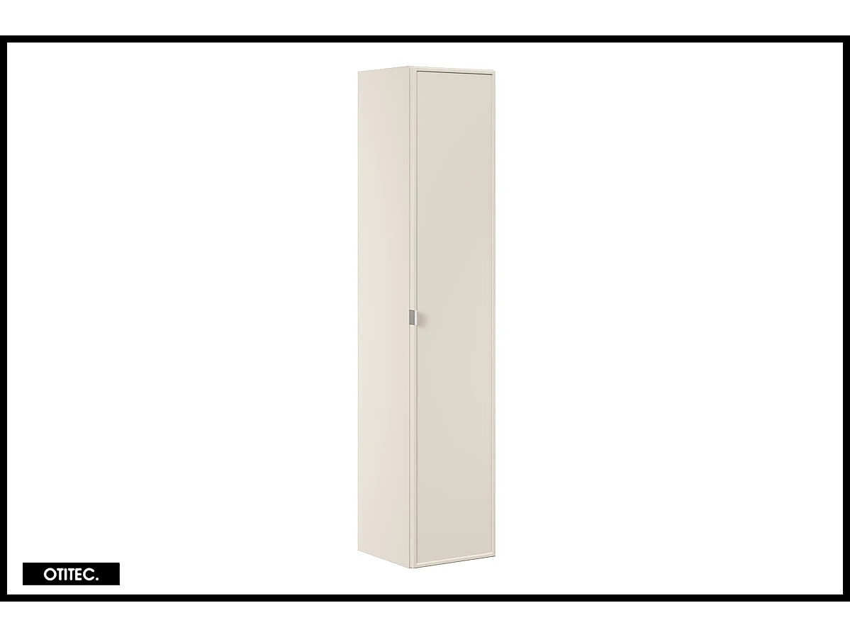 Colonne de salle de bain - 140 cm - Cachemire Mat - 1 porte - ASTRA