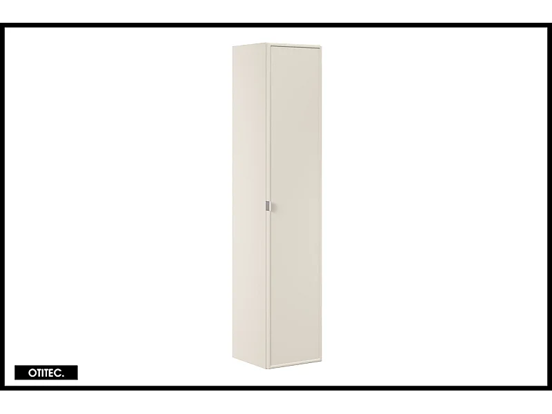 Colonne de salle de bain - 140 cm - Cachemire Mat - 1 porte - ASTRA