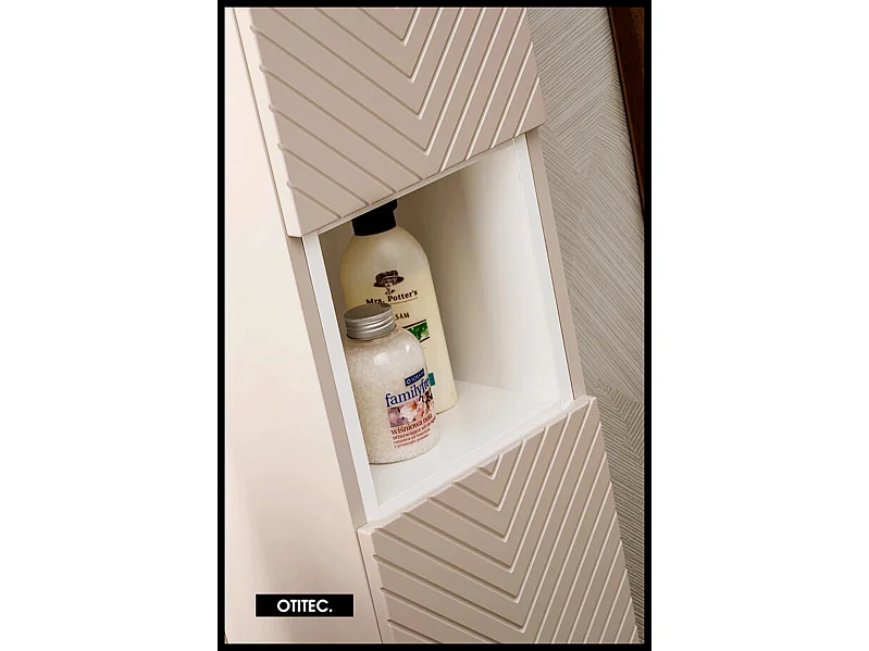 Colonne de salle de bain de 140 cm - 2 portes - DANO