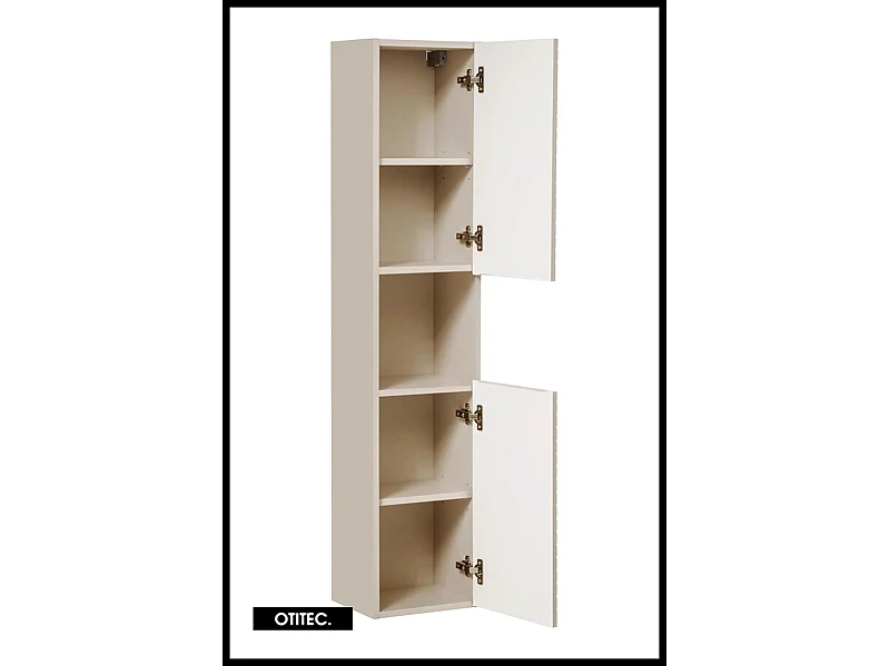 Colonne de salle de bain de 140 cm - 2 portes - DANO