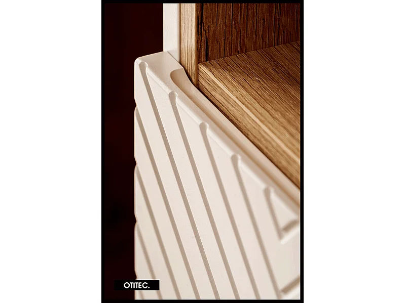 Colonne de salle de bain de 140 cm - 2 portes - DANO