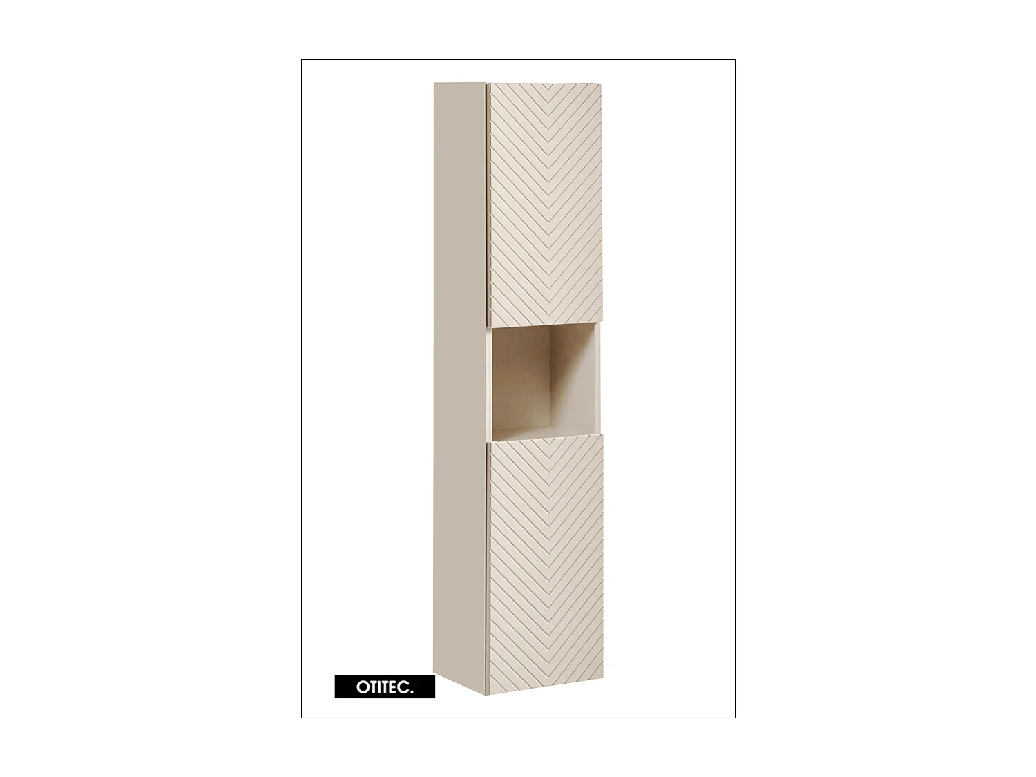 Colonne de salle de bain de 140 cm - 2 portes - DANO
