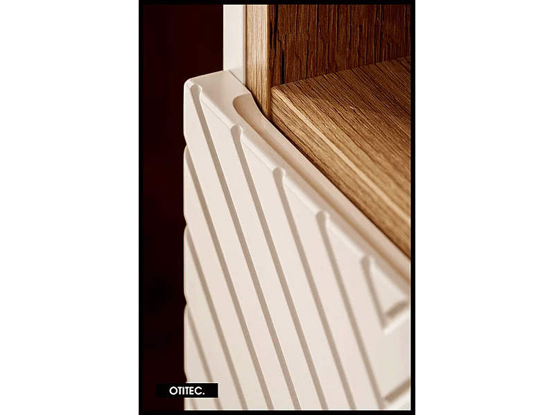 Colonne de salle de bain de 140 cm - 2 portes - DANO