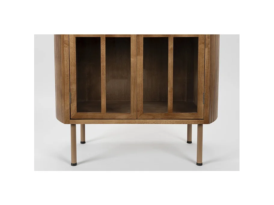 Meuble de rangement en bois de caoutchouc Yaz