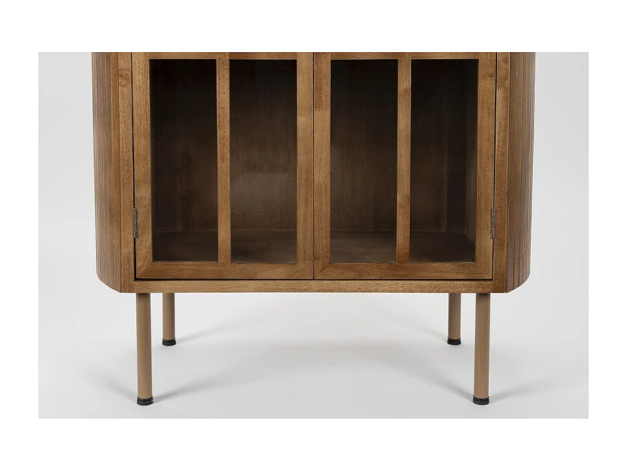 Meuble de rangement en bois de caoutchouc Yaz