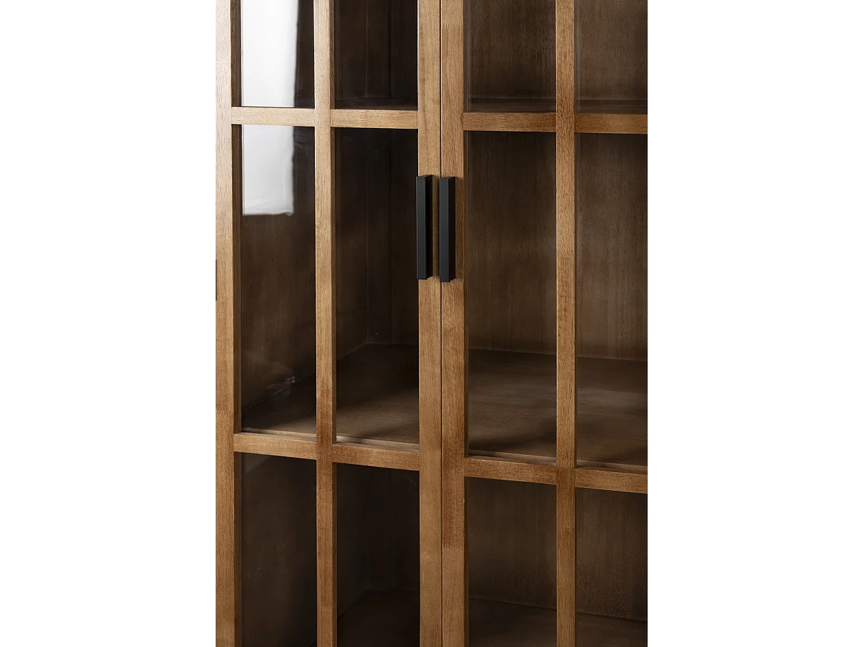 Meuble de rangement en bois de caoutchouc Yaz