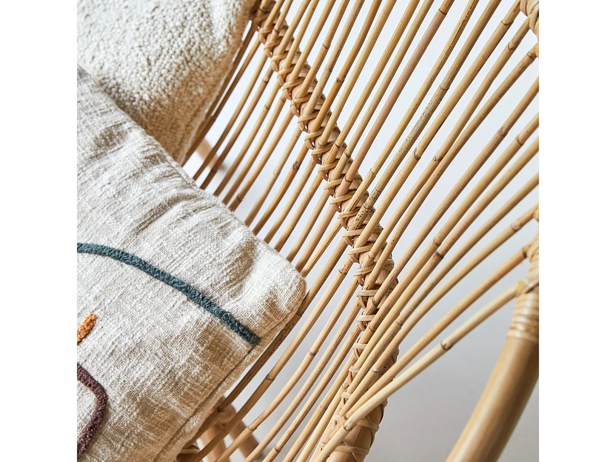 Bank Sofa aus Rattan exotischer Stil für Innen und Aussen ,2-Sitzer