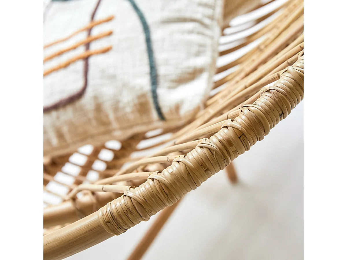 Bank Sofa aus Rattan exotischer Stil für Innen und Aussen ,2-Sitzer