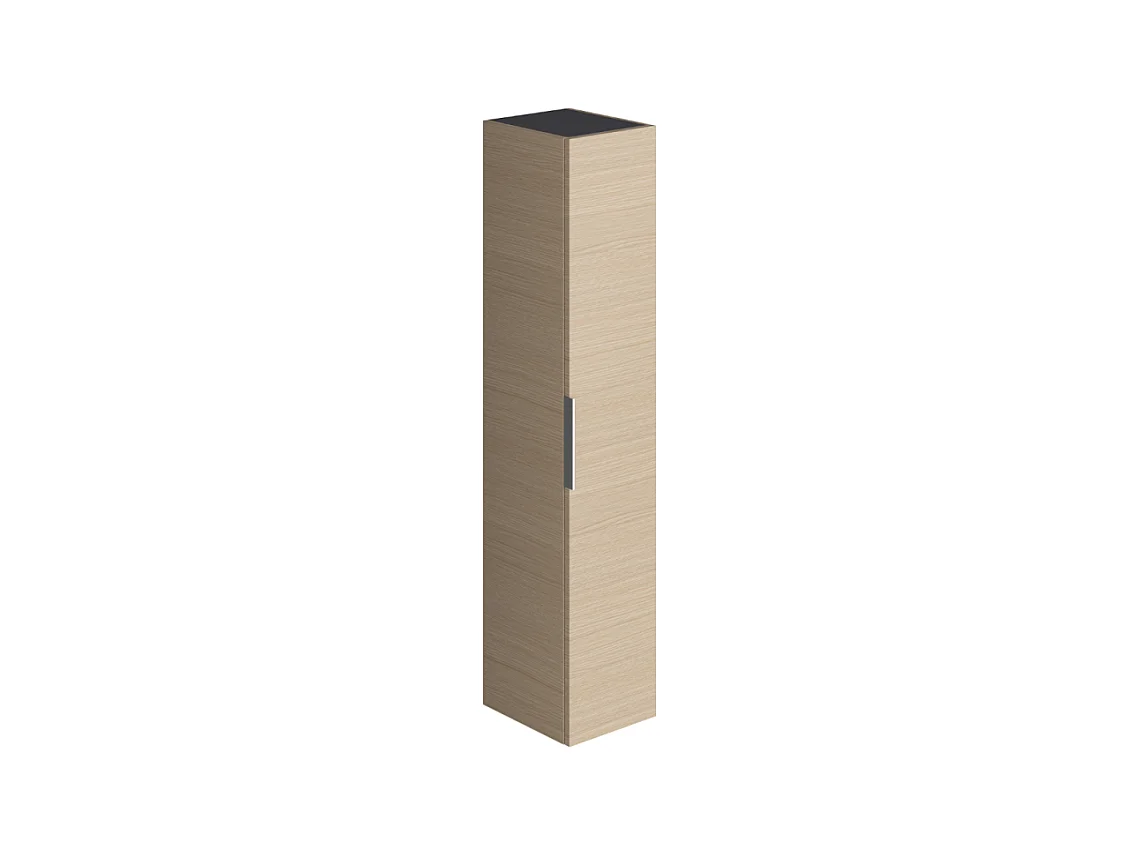 Colonne de salle de bain BURGBAD Olena 1 porte chêne clair