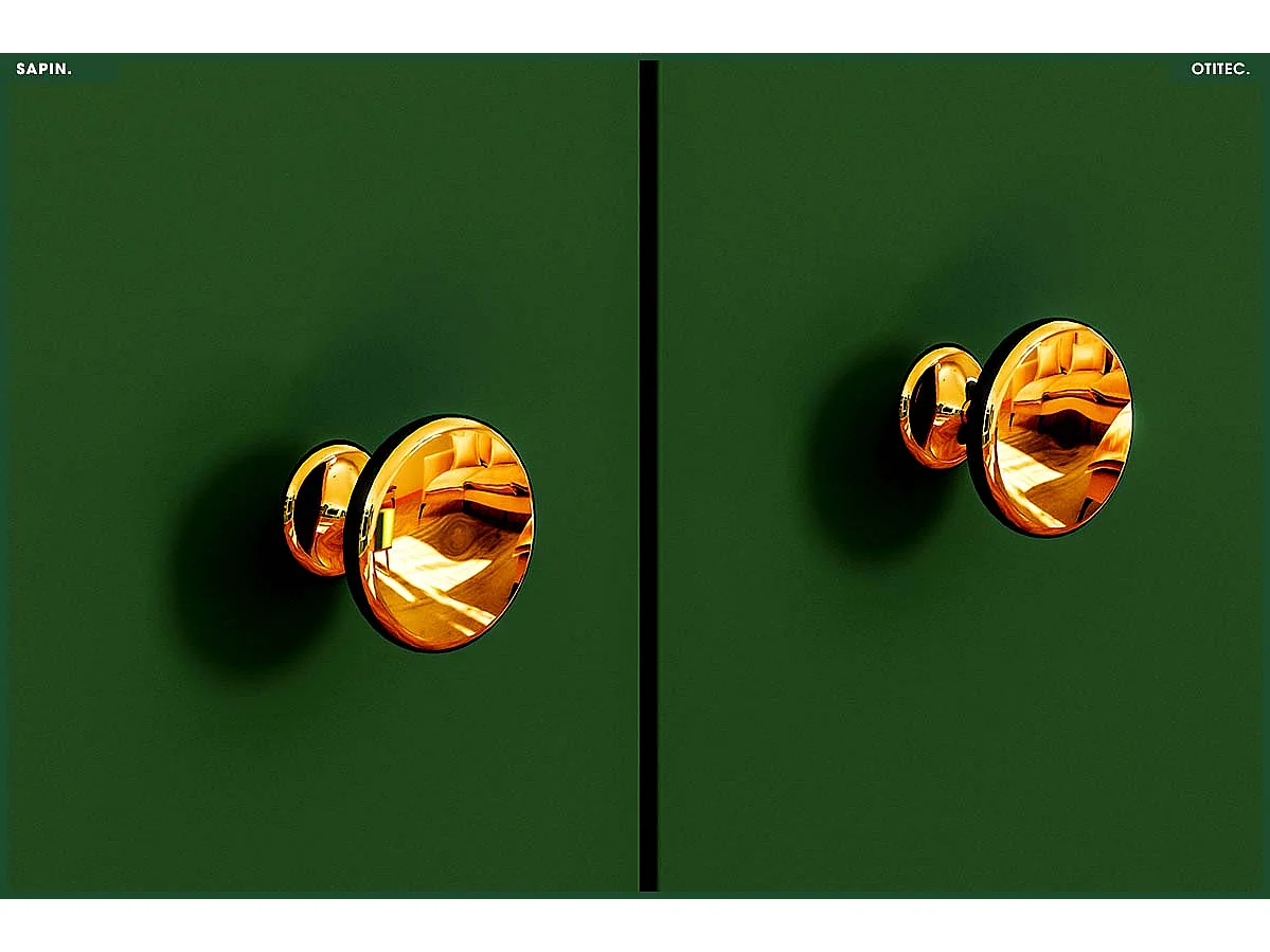 Armoire Vitrine - H.150 x L.92 x P.40 cm - SAPIN