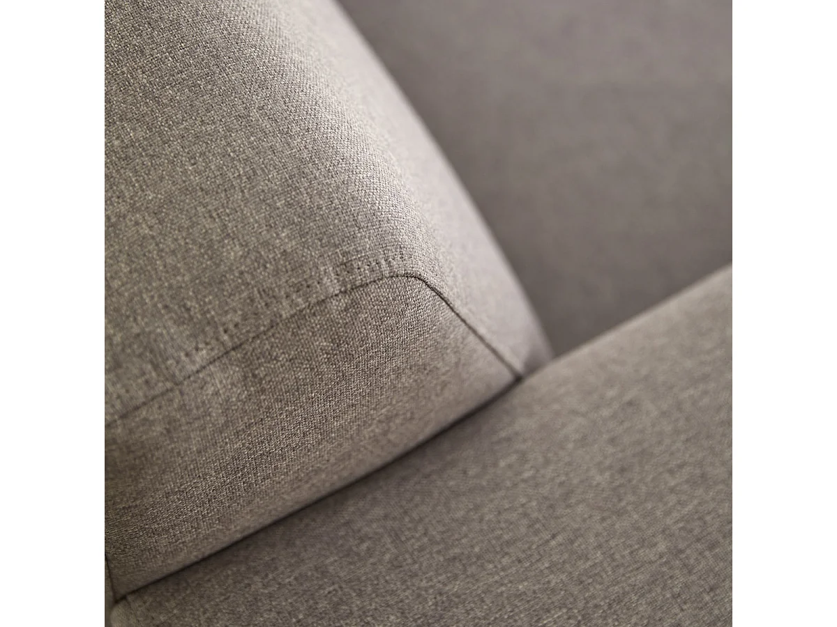 2,5-Sitzer-Sofa Lars mit taupegrauem Stoffbezug