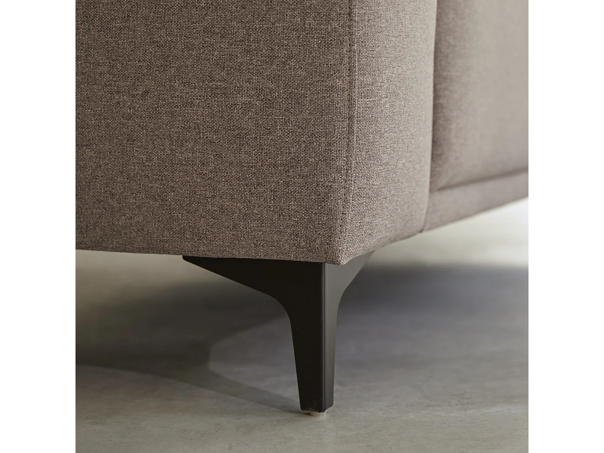 2,5-Sitzer-Sofa Lars mit taupegrauem Stoffbezug